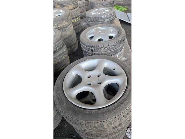 Autobanden met aluminium velgen 13x4 - afbeelding 3 van  24