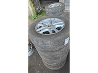 Autobanden met aluminium velgen 5x5 - afbeelding 3 van  14