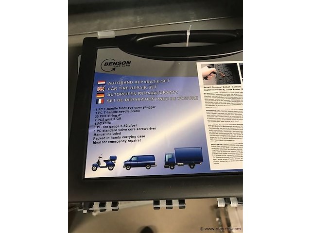 Autobanden reparatie set benson - afbeelding 2 van  6