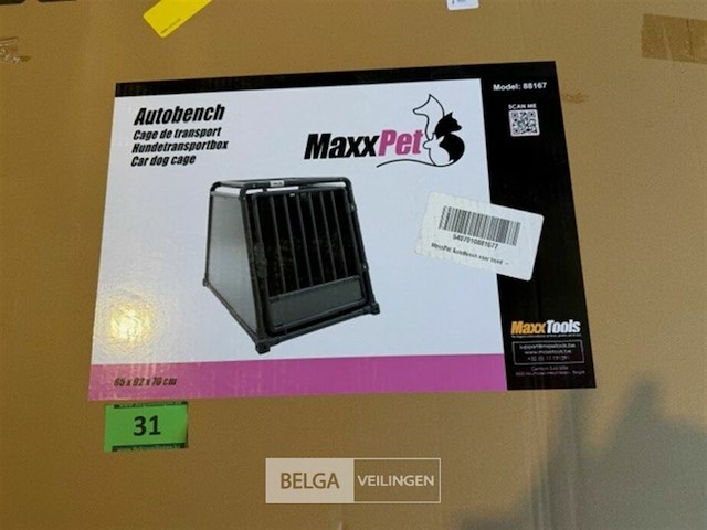 Autobench - zwart - 65x92x70 cm - afbeelding 3 van  3