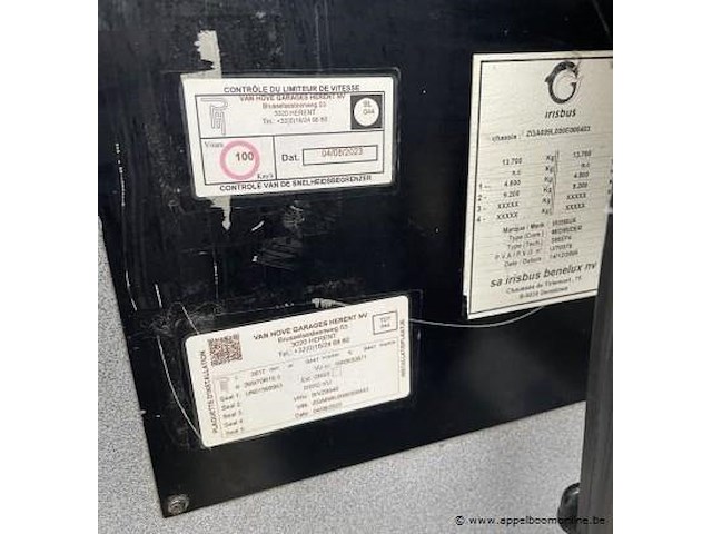 Autobus iveco irisbus, midirider, zga699l00e00453, 1e inschr 13/12/06, 5880cm³, diesel, km stand vlgs ltst keuring 245 269km, keuring geldig to 09/25, identificatieverslag, inschrijvingsbewijs, gelijkvormigheidsattest - afbeelding 6 van  25