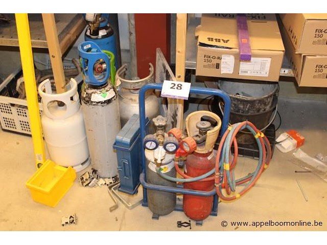 Autogeen las- en snijset (zuurstof/acetyleen) - afbeelding 1 van  1