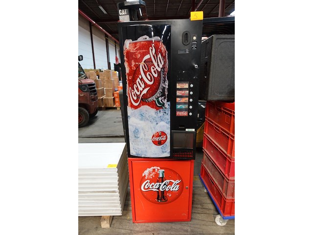Automaat coca cola vendo (55cm breed - 170cm hoog - 58cm diep) - afbeelding 1 van  12