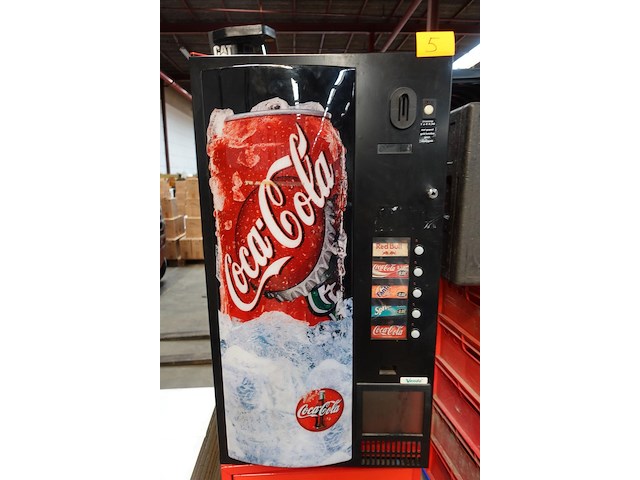 Automaat coca cola vendo (55cm breed - 170cm hoog - 58cm diep) - afbeelding 5 van  12