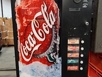 Automaat coca cola vendo (55cm breed - 170cm hoog - 58cm diep) - afbeelding 5 van  12