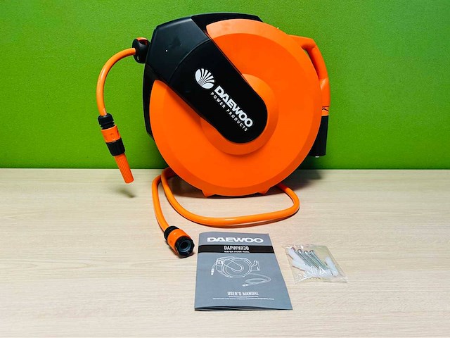 Automatisch oprolbare waterhaspel daewoo dapwhr30 elektrisch 30m 2025 nieuw - afbeelding 1 van  1