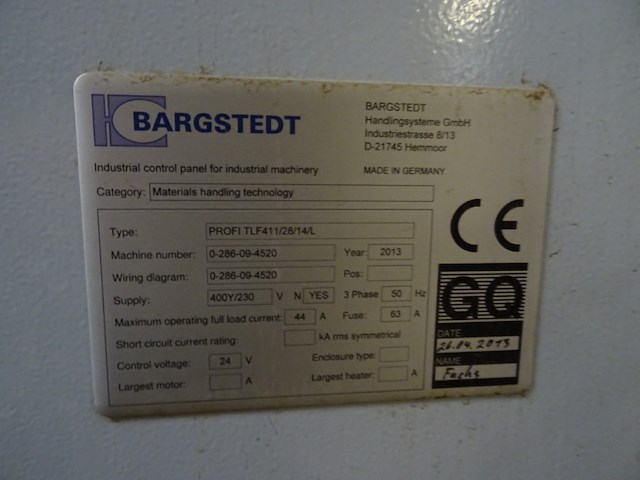 Automatisch platenmagazijn bargstedt - afbeelding 12 van  17