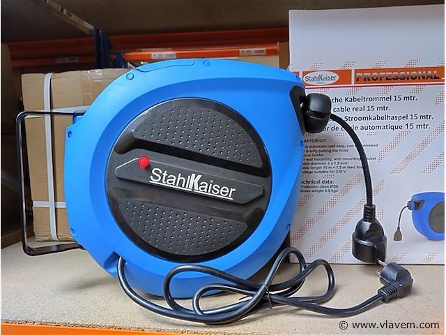 Automatisch stroomkabelhaspel 15 meter - afbeelding 1 van  8