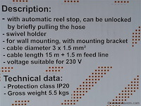 Automatisch stroomkabelhaspel 15 meter - afbeelding 8 van  8
