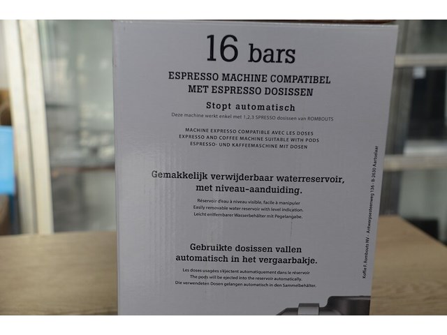Automatische espresso machine rombouts xpress oh (b420) - afbeelding 4 van  5