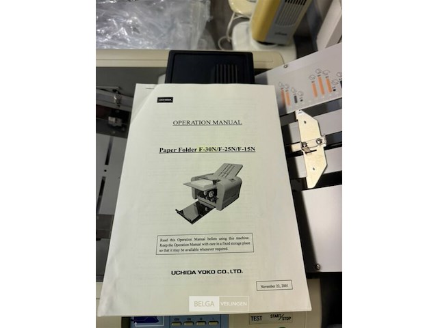 Automatische papier vouwmachine - afbeelding 5 van  5