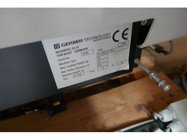 Automatische stofspreider gerber - afbeelding 6 van  6