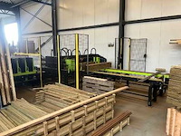 Automatische tuinschermmachine, voertuigen, houtvoorraad , platenwarmtewisselaars & diverse machines
