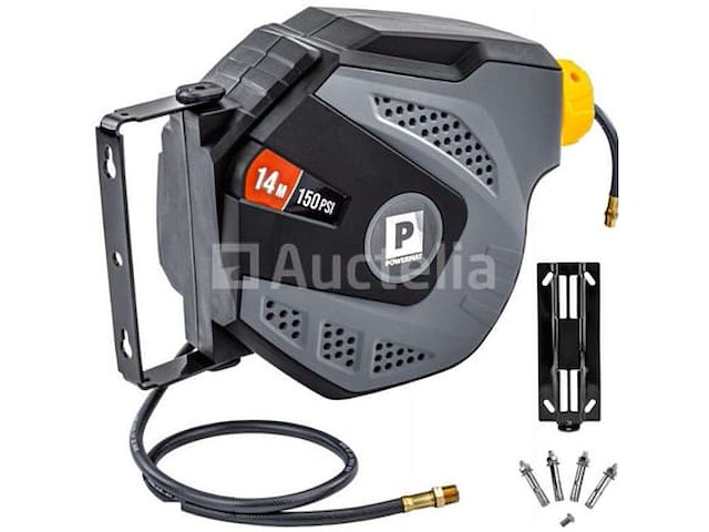 Automatische wandhaspel met luchtslang. - afbeelding 2 van  3