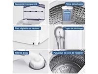 Automatische wasmachine 10 cycli wascapaciteit 4,5 kg - afbeelding 2 van  7