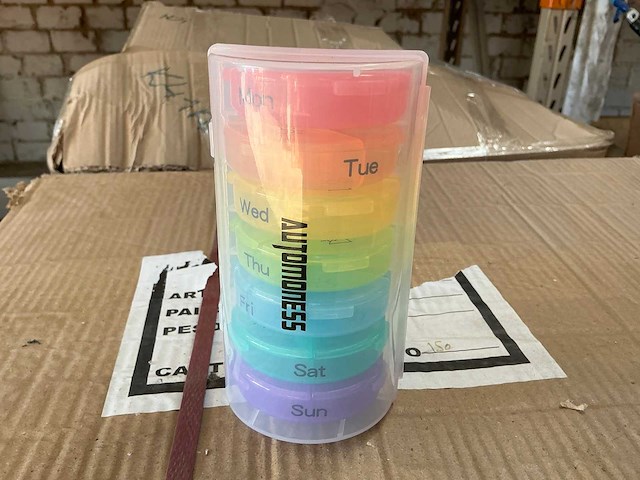 Automoness wekelijkse pillendoos (30x) - afbeelding 3 van  4