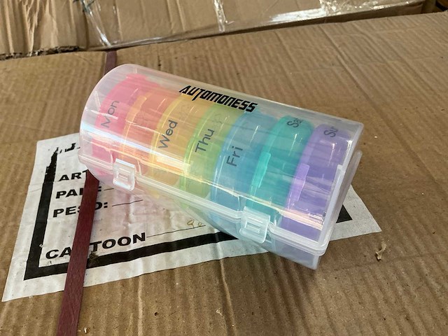 Automoness wekelijkse pillendoos (30x) - afbeelding 4 van  4