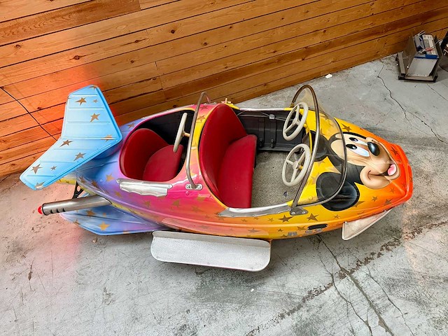 Autopede / avion de manège en métal des années 50 - other home accessories - afbeelding 6 van  13