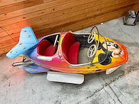 Autopede / avion de manège en métal des années 50 - other home accessories - afbeelding 6 van  13