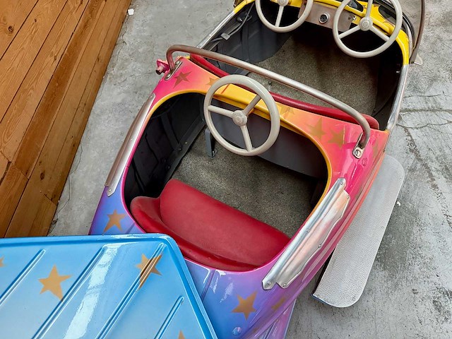 Autopede / avion de manège en métal des années 50 - other home accessories - afbeelding 8 van  13