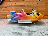 Autopede / avion de manège en métal des années 50 - other home accessories - afbeelding 9 van  13