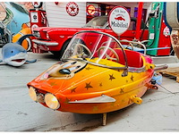 Autopede / avion de manège en métal des années 50 - other home accessories - afbeelding 10 van  13