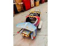 Autopede / avion de manège en métal des années 50 - other home accessories - afbeelding 12 van  13
