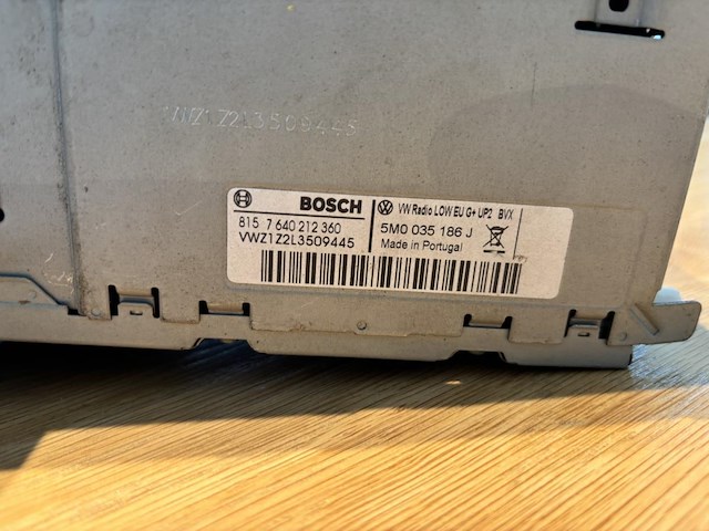Autoradio volkswagen - afbeelding 3 van  4