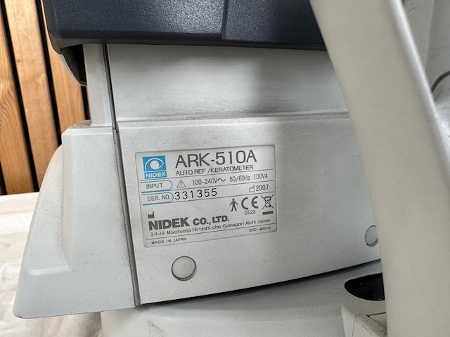 Autorefractor/keratometer nidek ark-150a - afbeelding 7 van  7