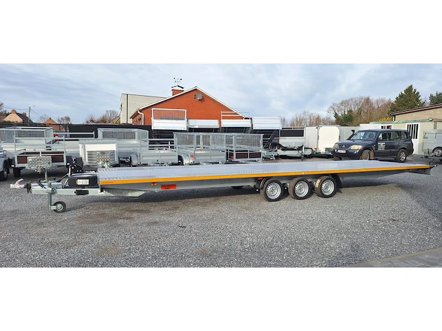 Autotransporter aanhangwagen besttrailers long-flat 3500kg nieuw - afbeelding 1 van  1