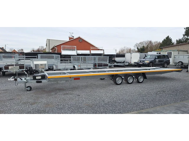 Autotransporter aanhangwagen besttrailers long-flat 3500kg nieuw - afbeelding 1 van  1