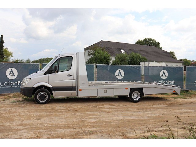 Autotransporter vrachtwagen mercedes-benz 518 cdi diesel 184pk 2008 - afbeelding 1 van  1