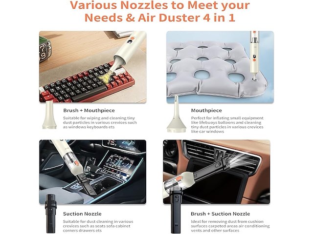 Autozen m3 draadloze autostofzuiger - afbeelding 4 van  7