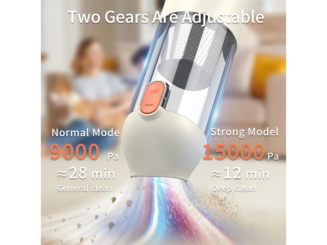 Autozen m3 draadloze autostofzuiger - afbeelding 2 van  7