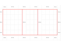 Av stumpfl - projection screen 1325 x 280 -full white - front - afbeelding 3 van  3