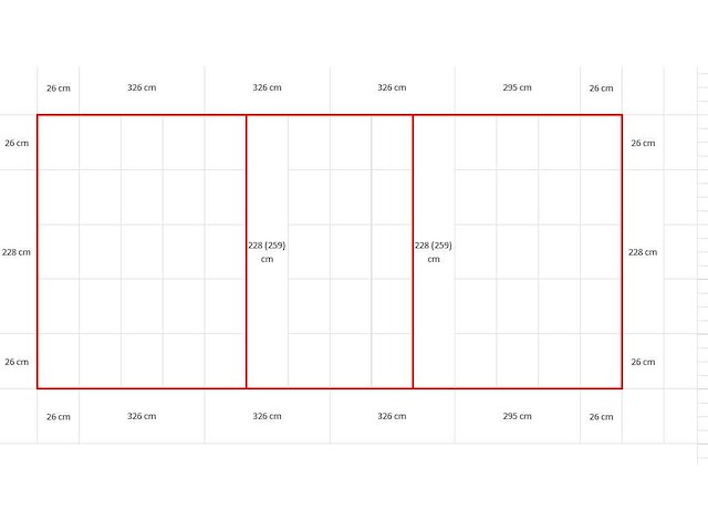 Av stumpfl - projection screen 1400 x 350 -full white - front - afbeelding 2 van  2