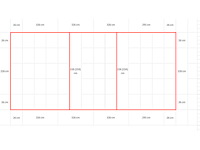 Av stumpfl - projection screen 1400 x 350 -full white - front - afbeelding 2 van  2