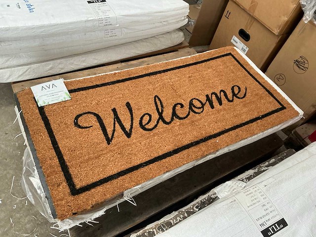 Ava “welcome” kokos deurmat (20x) - afbeelding 1 van  4