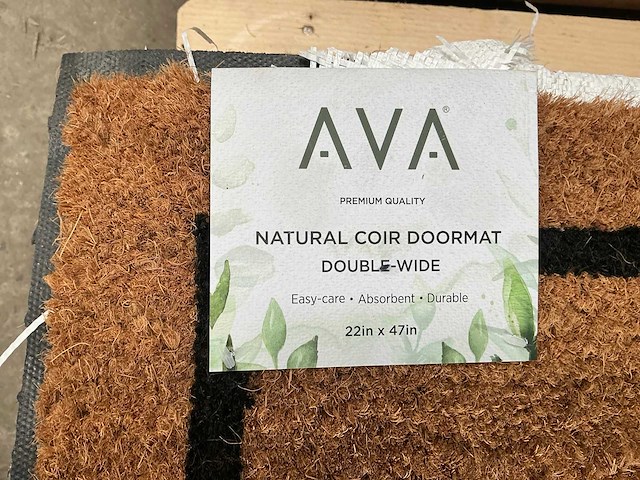 Ava “welcome” kokos deurmat (20x) - afbeelding 2 van  4