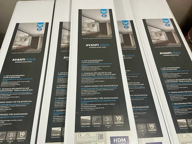 Avanti aqua mdf plafonpanelen (34x) - afbeelding 5 van  5