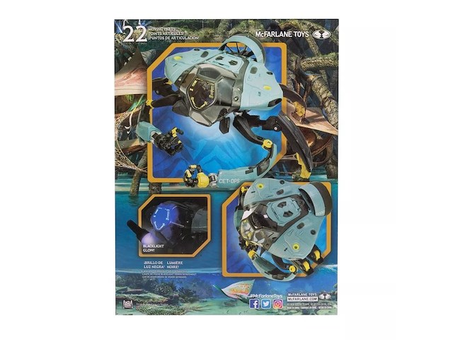 Avatar - the way of water - actiefiguur van cet-ops - crabsuit - 30 cm. - mcfarlane - afbeelding 2 van  6