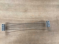 Avenue meubelgreep 224 mm, transparant mat chroom (50x) - afbeelding 2 van  5