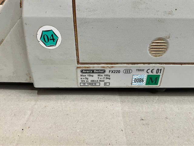 Avery berkel fx220 balans - afbeelding 5 van  5