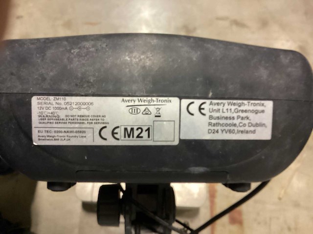 Avery weigh tronix zm110 weegschaal - afbeelding 4 van  4