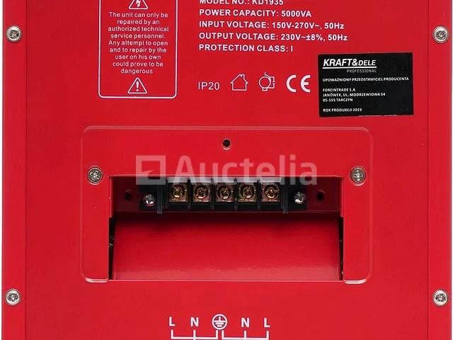 Avr 5000va 230v kraft&dele spanningsregelaar - afbeelding 5 van  5