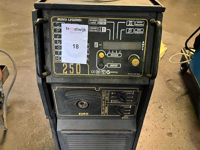 Awelco unilig 250 mig lasapparaat - afbeelding 6 van  9