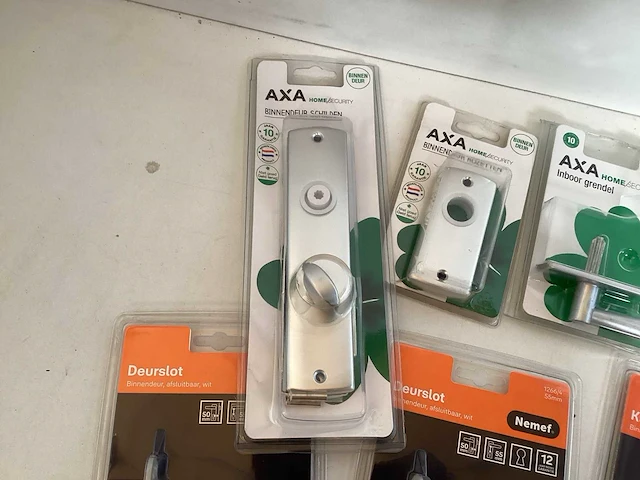 Axa, nemef, starx mixkavel deursloten, scharnieren, binnendeur schilden/ rozetten, inboorgrendel - afbeelding 3 van  5