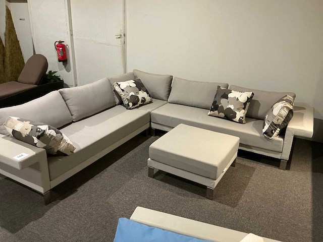 Ayana palm hoeksalon + salontafel - afbeelding 1 van  7