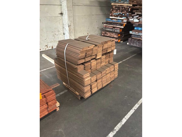 Ayous thermo 21x125 hardhout - afbeelding 1 van  4