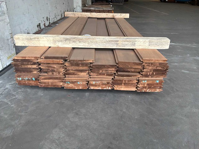 Ayous thermo 21x155 hardhout - afbeelding 4 van  4
